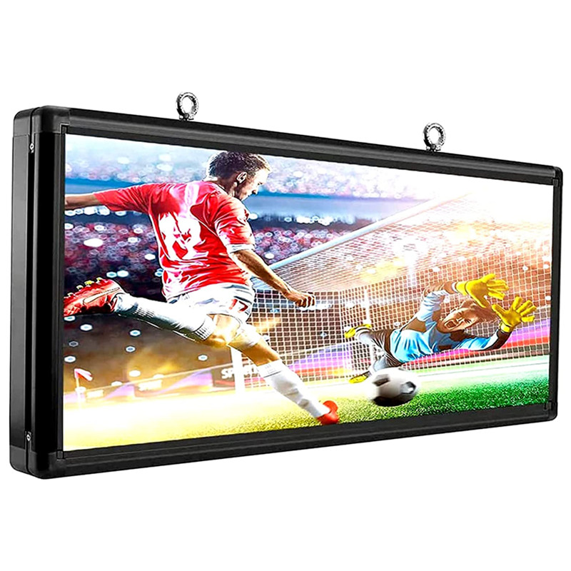 CX PH6mm Outdoor LED Scrolling Sign 40'' x 18'' Full Color WiFi USB Programmable  LED Sign with High Resolution High Brightness, Support Video Image